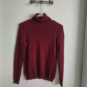 Charter Club Deep Red Turtleneck Sweater